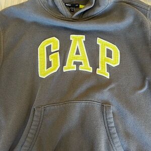 Gap kids gray logo sweatshirt youth, large 10
